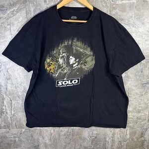 Vintage Star Wars Black Han Solo t-shirt Men's 2XL #StarWars